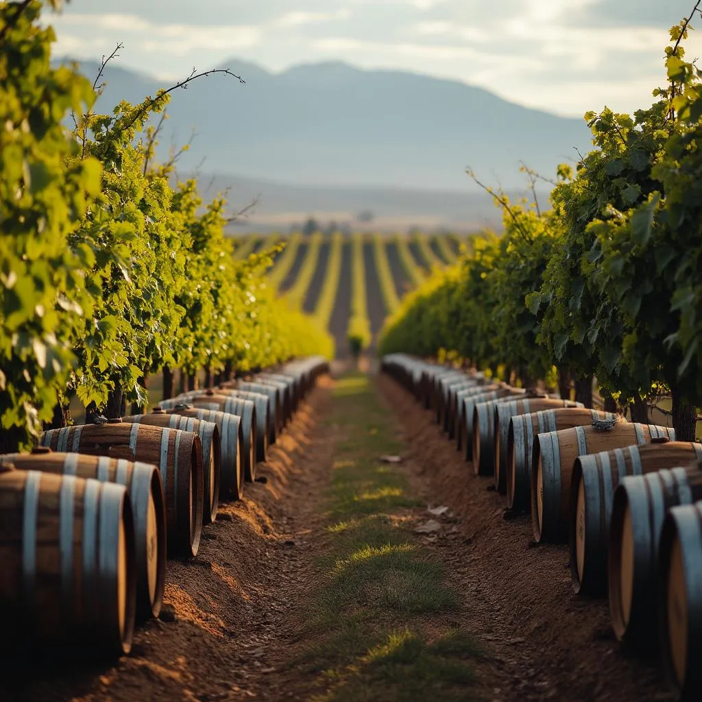 Viñedo en Mendoza para exportación